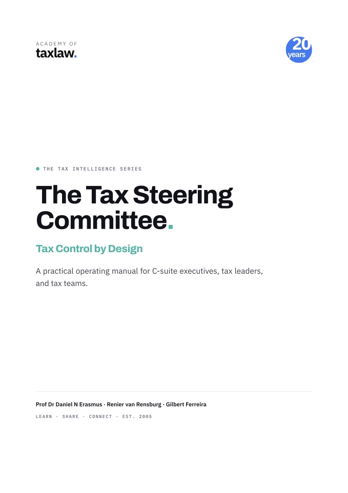The Tax Steering Committee — book cover